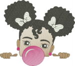 Matriz de bordado Pacotinho de Meninas negras 2 - Imagem 6