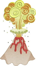 Matriz de bordado Coleção Cenário Jurássico - Imagem 7