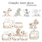 Matriz de Bordado - Trem doce ( Coleção-Trem-Doce) - Imagem 2