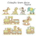 Matriz de Bordado - Trem doce ( Coleção-Trem-Doce)