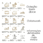 Matriz de Bordado - Trem doce ( Coleção-Trem-Doce) - Imagem 3