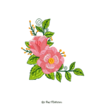 Matriz de Bordado - Rosas Canto
