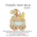 Matriz de Bordado - Trem doce ( Coleção-Trem-Doce) - Imagem 20
