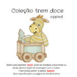 Matriz de Bordado - Trem doce ( Coleção-Trem-Doce) - Imagem 21
