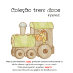 Matriz de Bordado - Trem doce ( Coleção-Trem-Doce) - Imagem 22