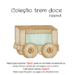 Matriz de Bordado - Trem doce ( Coleção-Trem-Doce) - Imagem 27