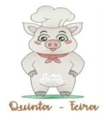 Matriz de Bordado - Semaninha Porquinho - Image 6