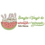 Matriz de Bordado - Coleção Páscoa Coelhinhos - Image 2