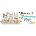 Matriz de Bordado - Coleção Páscoa Coelhinhos - Image 5