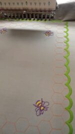 Matriz de bordado Projeto mesa posta sousplat colméia - Imagem 2