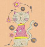 Kit de Matrizes de Bordado Kitty