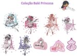 Matriz de Bordado-Princesa-Bale