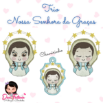 Matrizes de Bordado - NOSSA SENHORA DAS GRAÇAS [TRIO NOSSA SENHORA DAS GRAÇAS]