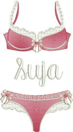 Matriz de bordado lingerie suja e limpa - Imagem 2