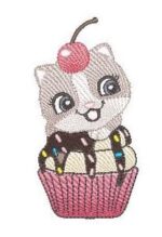 Matriz de Bordado-gatinhos doce - Imagem 4