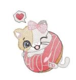 Matriz de Bordado-gatinhos doce - Imagem 6