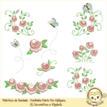Matrizes de Bordado - Coleção Ovelhinha Maria Flor - Imagem 30
