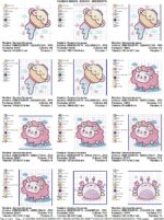 Matrizes de Bordado - Coleção Signos - Zodíaco - Animais - Pontos leves - [Pacote de matrizes] - Image 14