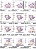 Matrizes de Bordado - Coleção Signos - Zodíaco - Animais - Pontos leves - [Pacote de matrizes] - Image 15