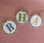 Matriz de Bordado Chaveiro na Bordadeira letras - Imagem 3