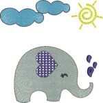 Coleção Elefantinho Ponto decorativo - Imagem 4