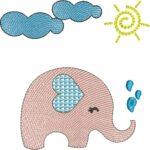 Coleção Elefantinho Ponto decorativo - Imagem 6