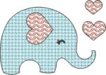 Coleção Elefantinho Ponto decorativo - Imagem 11