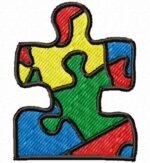 Matriz autismo quebra cabeça Veh