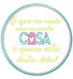 Matriz de Bordado Minha casa Veh - Imagem 2