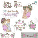 Matrizes de Bordado - Mãe - [Coleção Mãe é Flor]