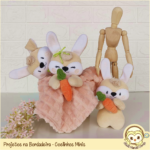 Projetos na Bordadeira Coelhinhos Minis ITH