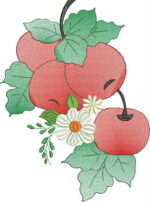 Matriz de bordado Semaninha sensacional frutas verduras e bolo - Image 2