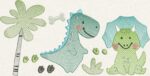 MATRIZ DE BORDADO - COLEÇÃO DINO BABY - Imagem 3