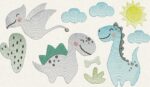 MATRIZ DE BORDADO - COLEÇÃO DINO BABY