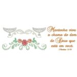 Matriz de bordado pacotinho batismo - Image 3