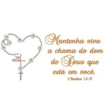 Matriz de bordado pacotinho batismo - Image 2