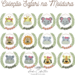 Coleção Safari na Moldura