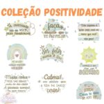 Matriz de Bordado - COLEÇÃO POSITIVIDADE - Frases