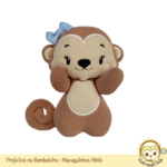 Projetos na Bordadeira - Macaquinhos Minis ITH - Imagem 2