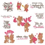 Matriz de Bordado - Coleção Love