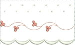 Matriz de bordado Barradinho cute com arabescos e poas - Image 2