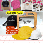 Bastidor de Boné / Suporte AGB pra Bordar Bonés | Janome MC400/500/550 e Elna 830 Expressive FRETE GRATIS PRA TODO BRASIL!