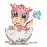 Matriz de Bordado - DinosBaby6 - Imagem 3