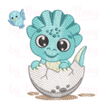 Matriz de Bordado - DinosBaby4 - Imagem 3