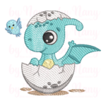 Matriz de Bordado - DinosBaby5 - Imagem 3