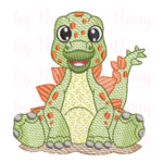 Matriz de Bordado - DinosBaby8 - Imagem 2