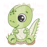 Matriz de Bordado - DinosBaby2 - Imagem 2