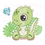 Matriz de Bordado - DinosBaby2 - Imagem 4