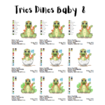 Matriz de Bordado - DinosBaby8 - Imagem 5