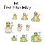 Matriz de Bordado - DinosBaby8